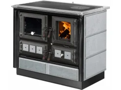 Justus Küchenofen Rustico 90 2.0 Speckstein Schwarz 7 kW