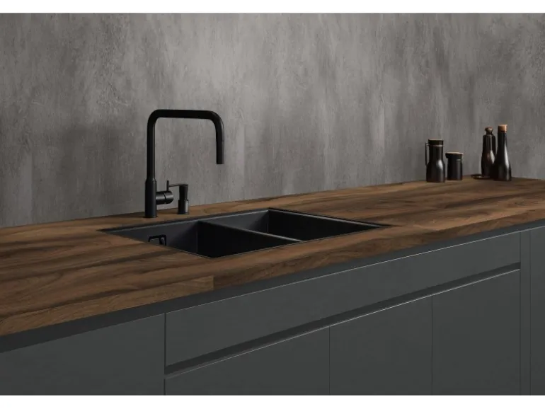 Kaindl Arbeitsplatte 63,5 cm x 3,8 cm Nuss Tortona Meterware