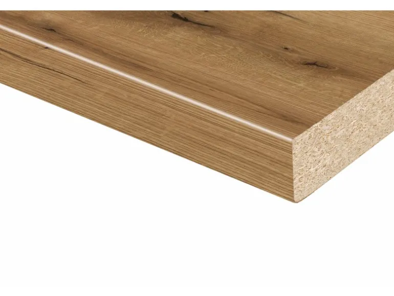 Kaindl Arbeitsplatte 280 cm x 63,5 cm x 2,8 cm Eiche Evoke Sunset
