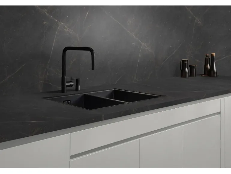 Kaindl Arbeitsplatte Marmor Emperador 410 cm x 60 cm x 3,8 cm