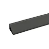 Kaindl Wandanschlussprofil 300 cm x 2,4 cm Anthrazit