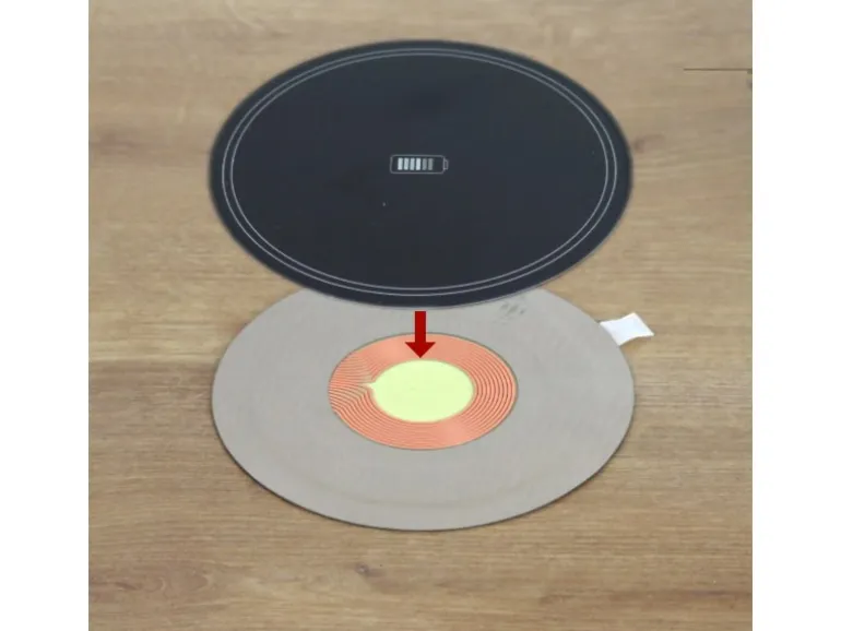 kalb Alien QI Unterbau Ladegerät Schwarz Ladedistanz 15-33mm Smart Wireless