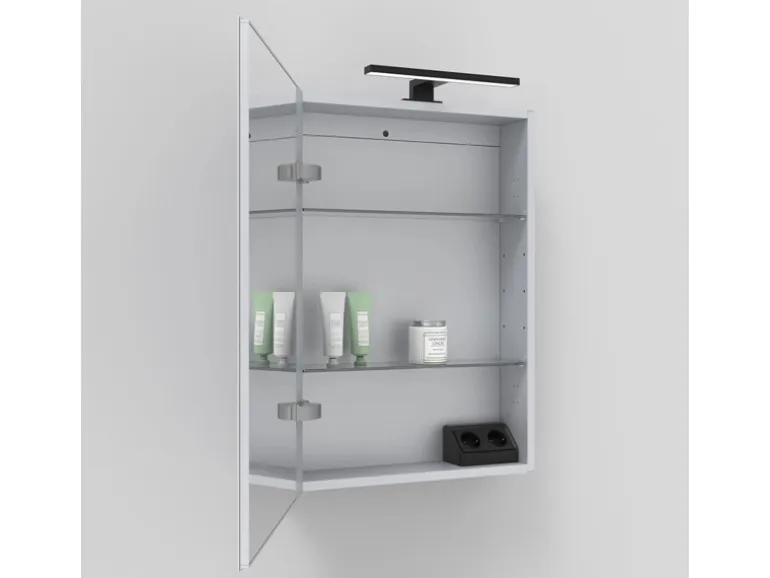 kalb Avena Angewinkelte Steckdose Mit 2x 230VAC Ausgang Schwarz inkl. Bohrschablone