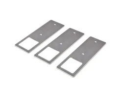 kalb  LED Unterbauleuchten Edelstahl Gebürstet 5W Küchenleuchte 3er Set neutralweiß