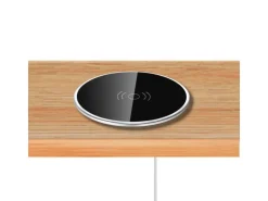 kalb Qi Einbau Schnellladegerät Fast Charge 20W Wireless Induktion Charger Drahtlos Ladestation Für Smartphones und Zubehör
