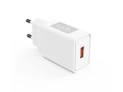 kalb 15W Unterbau Ladegerät Unsichtbar Durchmesser 85mm Induktive Ladestation Schwarz Montage Unter Möbelplatte Universell USB QC 3.0 Plug & Play