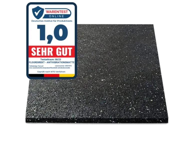 KARAT Antivibrationsmatte Schallschutzmatte nach Maß Stärke 1 cm 125 x 750 cm