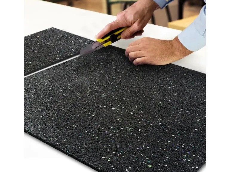 KARAT Antivibrationsmatte Schallschutzmatte nach Maß Stärke 1 cm 125 x 750 cm
