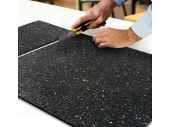 KARAT Antivibrationsmatte Schallschutzmatte nach Maß Stärke 1 cm 125 x 200 cm
