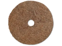 KARAT Mulchscheiben Kokos Pflanzenschutzmatte Winterschutz Kokosfaser 5er-Set Ø 15 cm