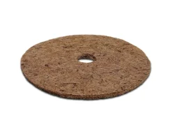 KARAT Mulchscheiben Kokos Pflanzenschutzmatte Winterschutz Kokosfaser 5er-Set Ø 15 cm