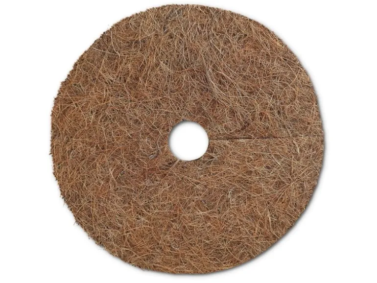 KARAT Mulchscheiben Kokos Pflanzenschutzmatte Winterschutz Kokosfaser 10er-Set Ø 30 cm