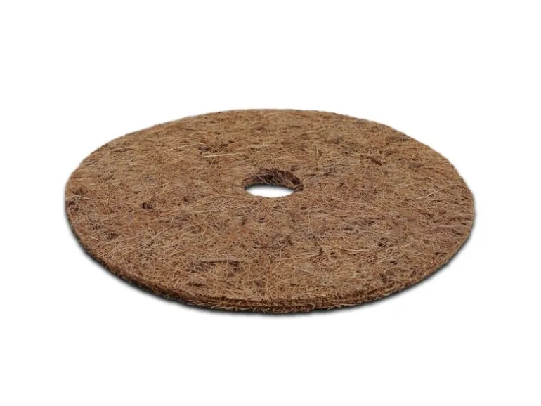 KARAT Mulchscheiben Kokos Pflanzenschutzmatte Winterschutz Kokosfaser 1 Stück Ø 25 cm