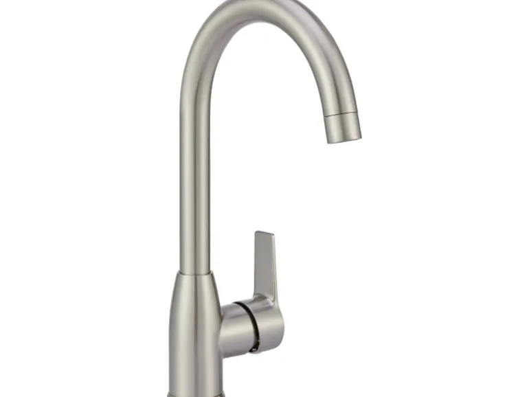 Küchenarmatur Lattari Einhebel Edelstahl-Optik