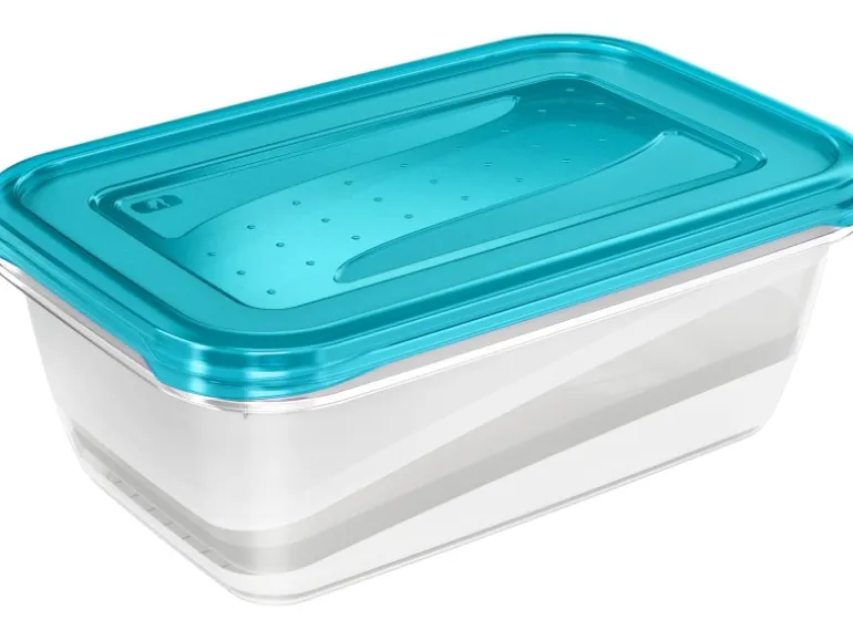 Keeeper Frischhaltedose Fredo Fresh Transparent-Blau 2 x 3,3 l