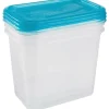 Keeeper Frischhaltedose Fredo Fresh Transparent-Blau 3 x 1 l