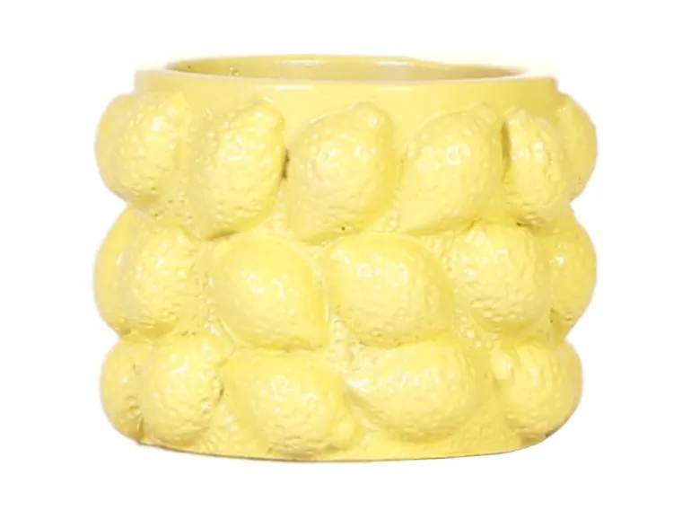 Keramik-Übertopf Citrus Ø 9 cm x 10 cm Farbauswahl