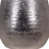 Keramik-Übertopf Hammerschlag Ø 34 cm x 31 cm Silber