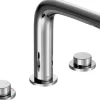 Keuco 3-Loch-Waschtischarmatur 150 Edition 400 51515 Chrom mit Ablaufgarnitur
