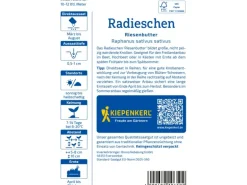 Kiepenkerl Radieschen Radies "Riesenbutter"