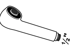 Kirchhoff Geschirrbrause für Hochdruck 13 mm (1/2
