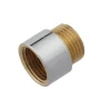 Kirchhoff Hahnverlängerung 18,7 mm (1/2" IG) x 21 mm (1/2" AG) x 15 mm Chrom