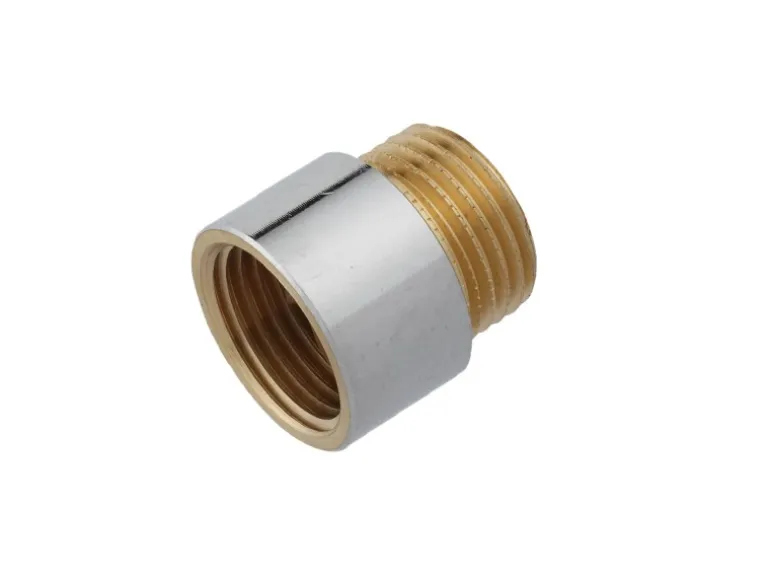 Kirchhoff Hahnverlängerung 18,7 mm (1/2" IG) x 21 mm (1/2" AG) x 15 mm Chrom