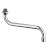 Kirchhoff S-Rohrauslauf mit Mischdüse O-Ring 20 mm (3/4") x 150 mm Chrom