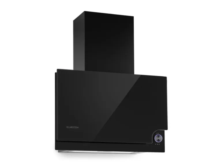 Klarstein Amelia Dunstabzugshaube 123W 60x47x23,5cm LED-Beleuchtung Touch Glas Schwarz