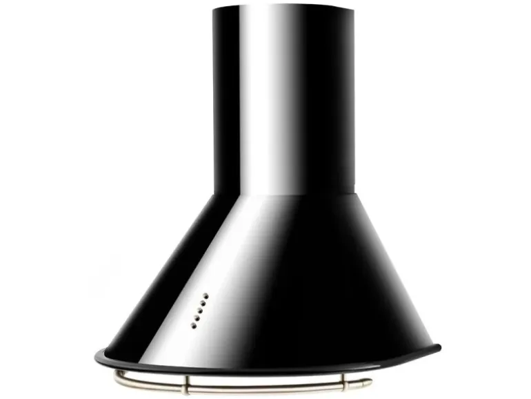 Klarstein Lumio Neo Retro-Dunstabzugshaube 60cm 610m³/h A Edelstahl Schwarz