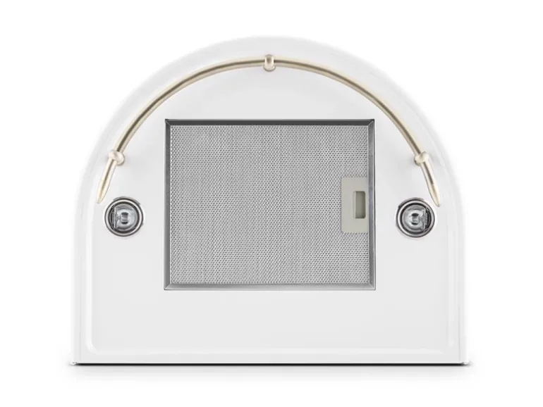 Klarstein Lumio Primo Retro-Dunstabzugshaube 60cm 490 m³/h LED-Leuchten Weiß