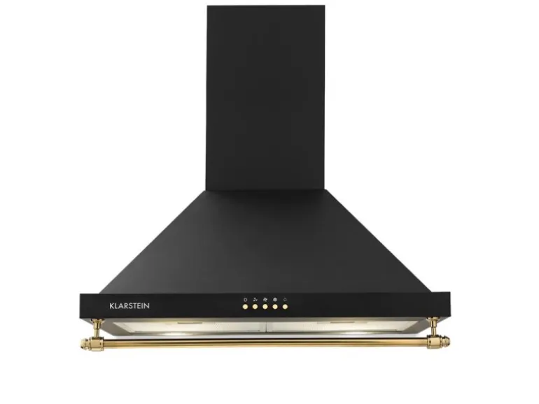 Klarstein Montblanc 60 Dunstabzugshaube 610m³/h 165W 2x1,5W LED Reling Schwarz