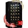 Klarstein Shiraz 28 Uno Weinkühlschrank 74 L 28 Flaschen Touch-Bedienfeld 5-18°C