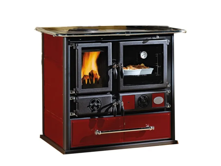 La Nordica Küchenofen Ros Keramik Bordeaux 8,4 kW