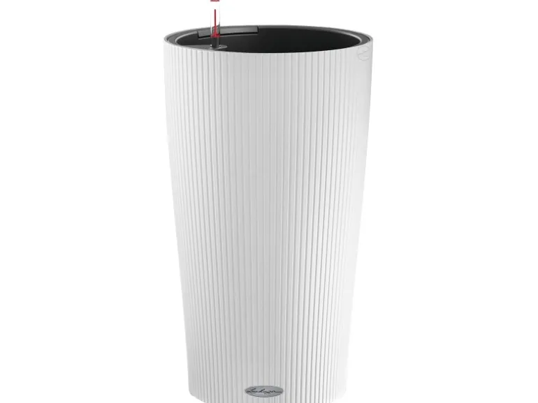 Lechuza® Pflanzgefäß Cilindro Color Ø 32 cm x 56 cm Weiß