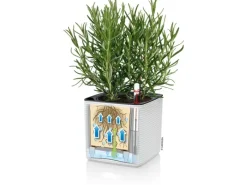 Lechuza® Pflanzgefäß Cube Color 14 Weiß 14 cm x 14 cm