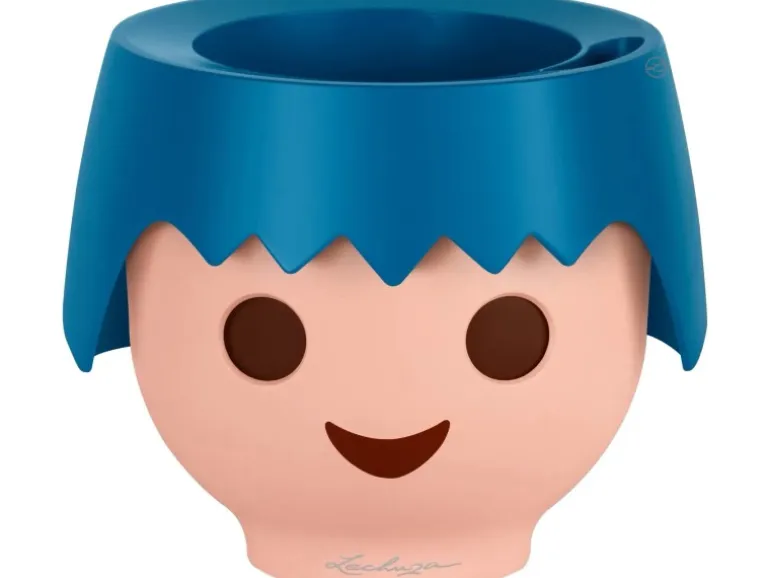 Lechuza® Pflanzgefäß Ojo 21 cm x 21 cm x 16 cm Ocean Blue