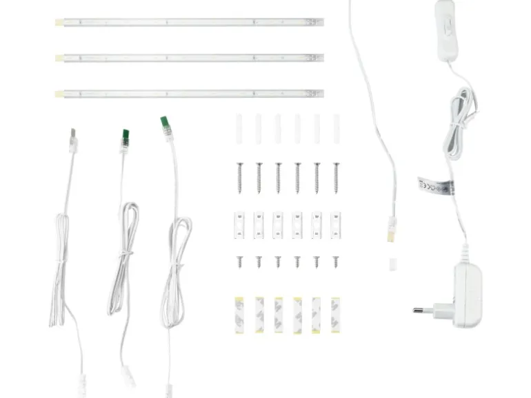 LED-Lichtleiste 3er-Set Weiß EEK: F