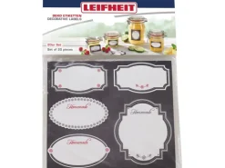 Leifheit Deko-Etiketten Schwarz-Weiß
