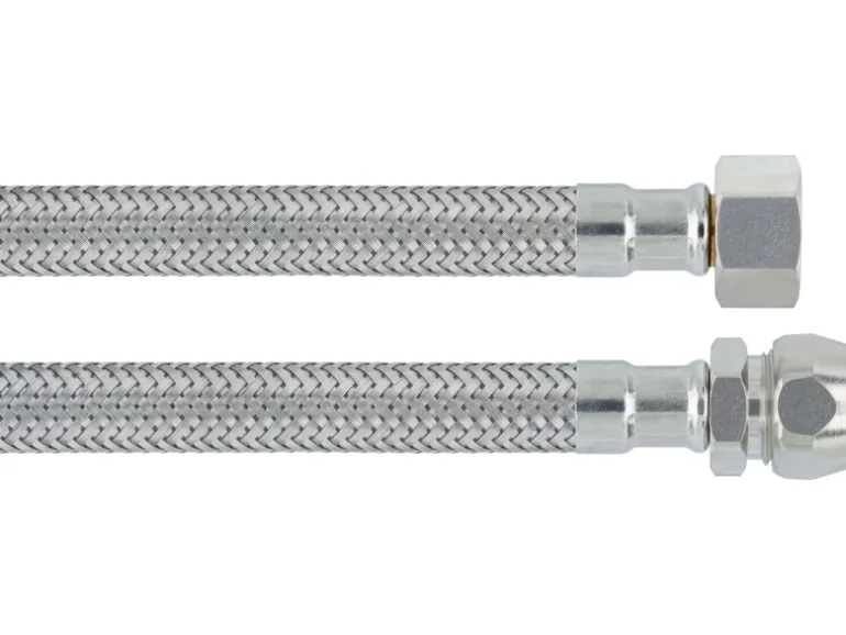 LUX Flex-Armaturen-Verbindungsschlauch 14,9 mm (G 3/8) x 8 mm x 1000 mm