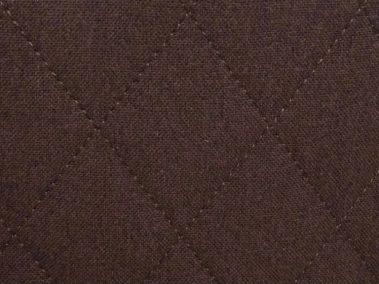 MCW Barhocker D72 2er-Set Stoff/Textil Braun