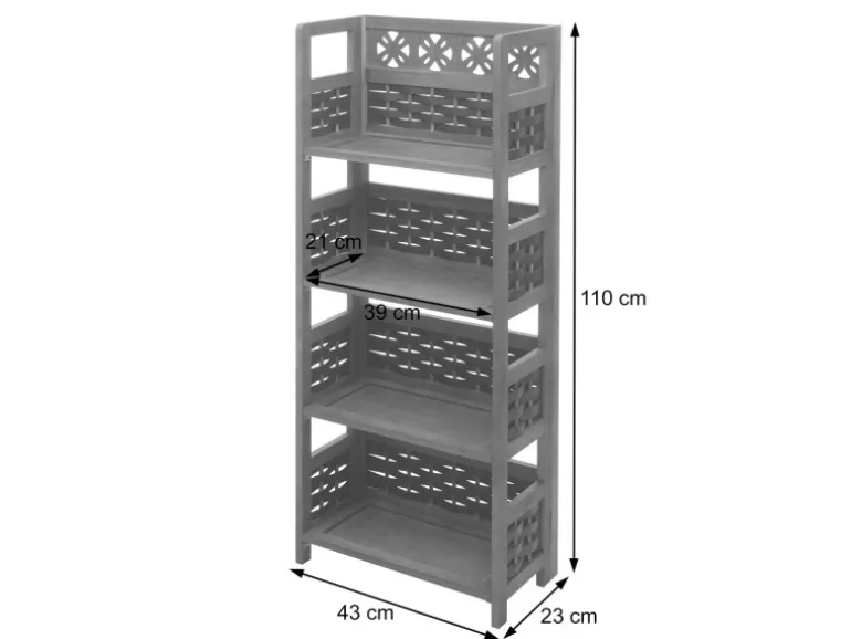 MCW Regal K86 Weiß Geflecht Grau
