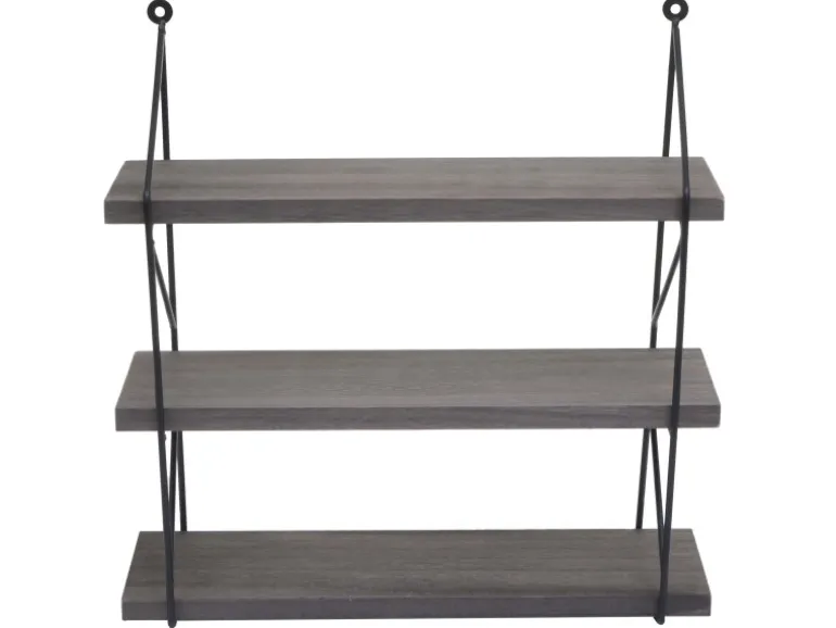 MCW Wandregal K78 40x40x13cm Dunkelgrau