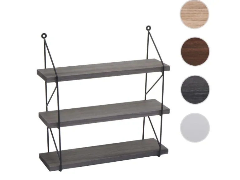 MCW Wandregal K78 40x40x13cm Dunkelgrau
