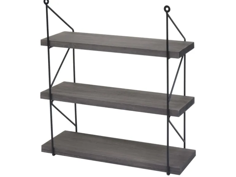 MCW Wandregal K78 40x40x13cm Dunkelgrau