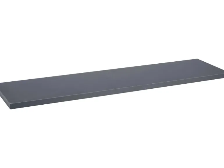 MDF-Wandregal Oldham 1,8 cm x 80 cm x 20 cm Anthrazit