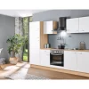 Menke Küchenzeile Artisan Classic 270 cm Weiß-Artisan Eiche Nachbildung