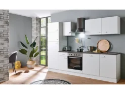 Menke Küchenzeile White Classic 270 cm Weiß