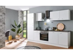 Menke Küchenzeile White Classic 280 cm Weiß