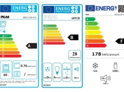 Menke Küchenzeile White Premium 270 cm Lack Weiß Hochglanz-Asteiche Nachbildung
